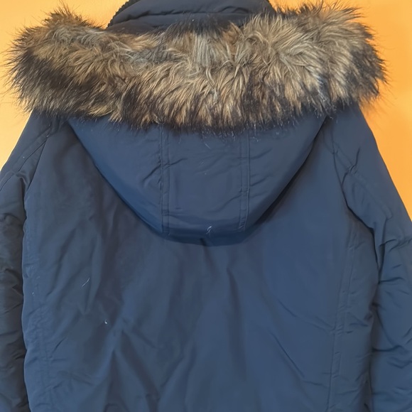 Men’s Abercrombie Navy Winter Jacket Size XL - Picture 4 of 6